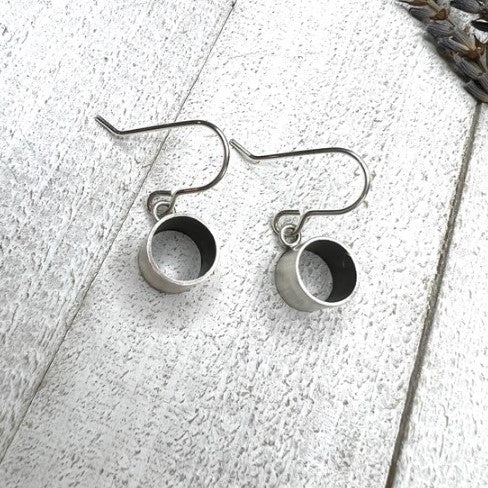 Minimalism Recycled Sterling Silver Earrings