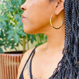Tube Hoops- Brass -