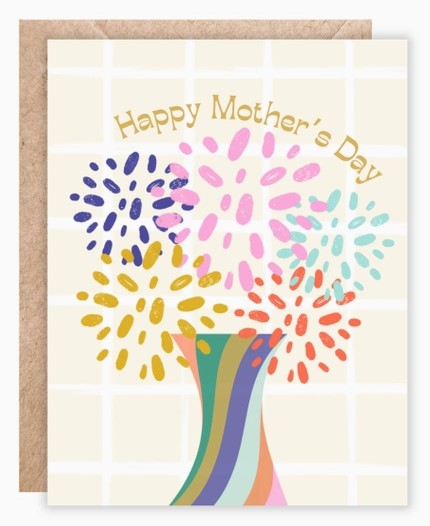 FLORAL VASE MOTHER'S DAY - JOLLY RAE