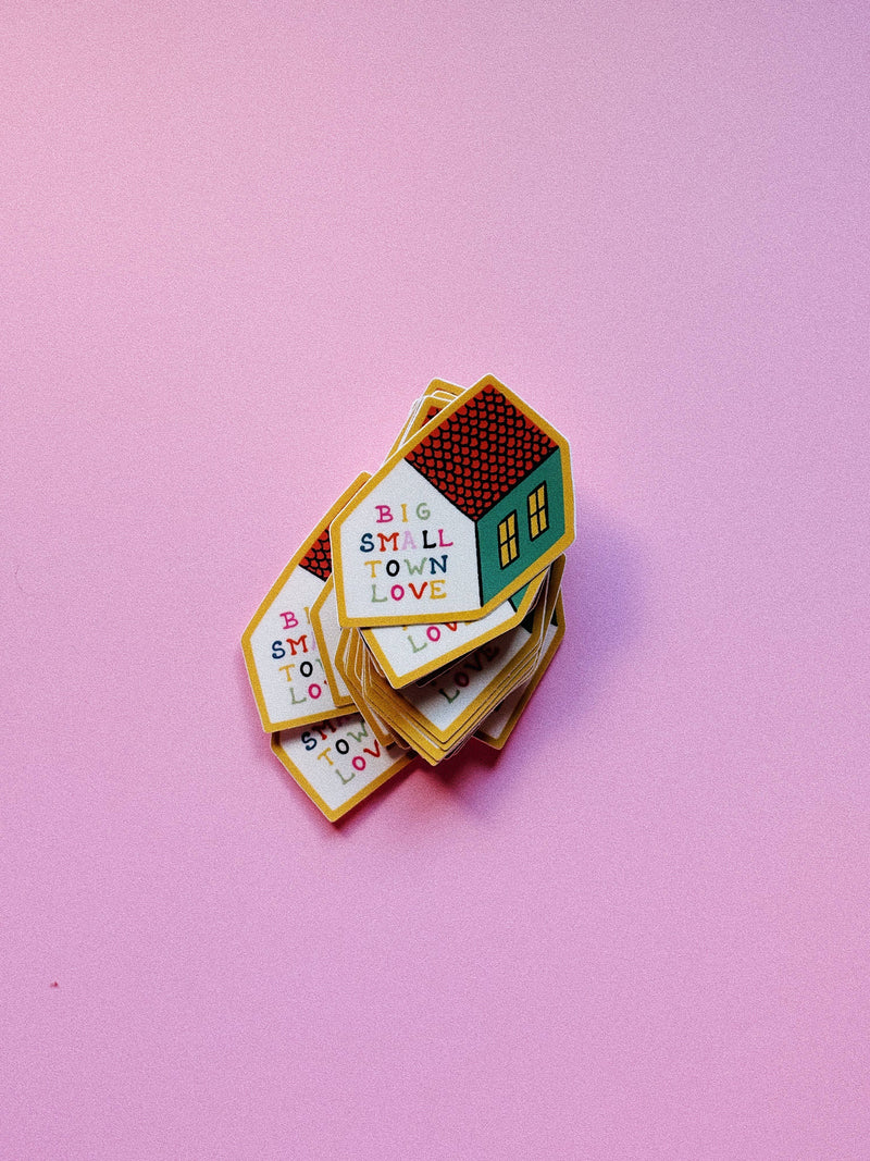 Small Town Love Sticker