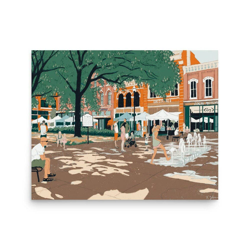 Knoxville Market Square Print
