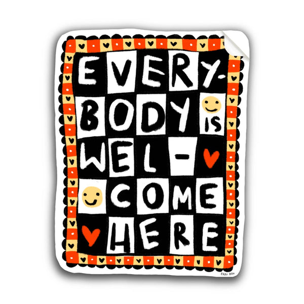 EVERYBODY IS WELCOME HERE Sticker - Rani Ban