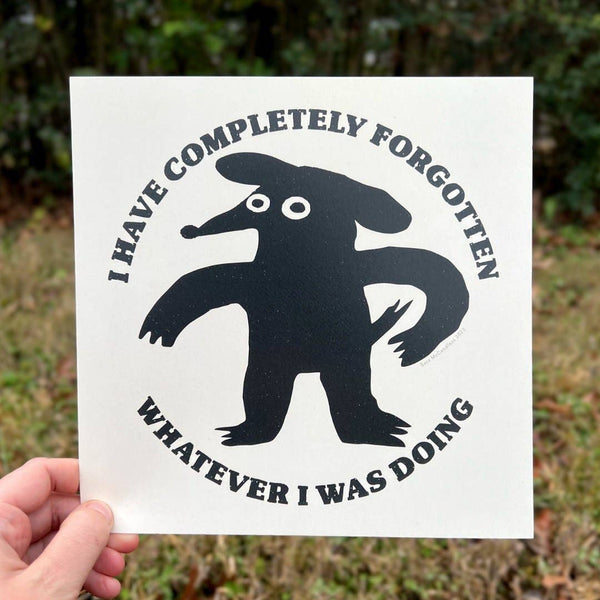 Completely Forgotten Print - 8 x 8