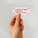ADHD Mental Health Sticker