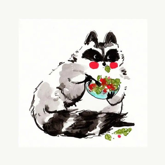 Havin a Salad Print