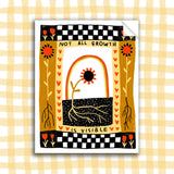 NOT ALL GROWTH IS VISIBLE Sticker - Rani Ban