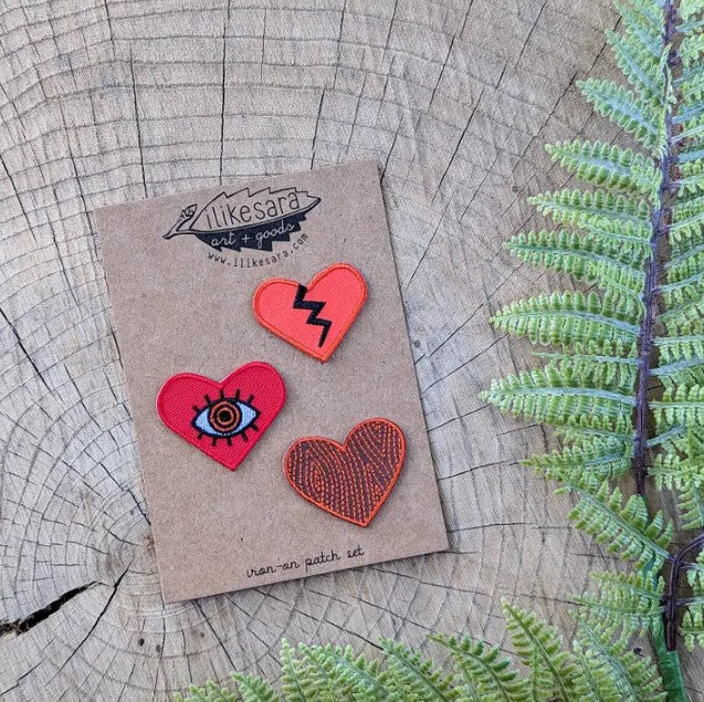 Heart Patches - 3 Pack