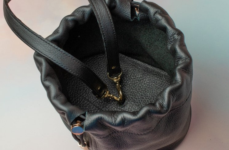 Black Duo Bag - Cold Gold