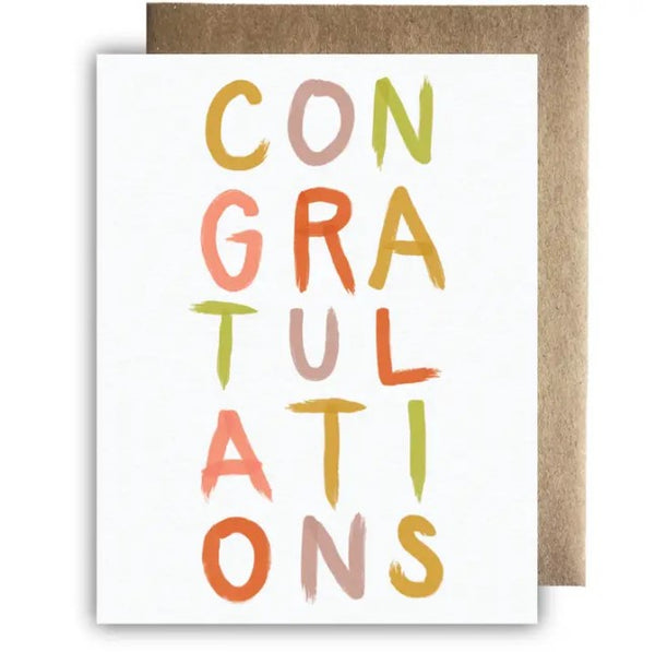 Bright & Bold Congrats Card