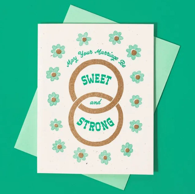 Sweet & Strong Marriage Card