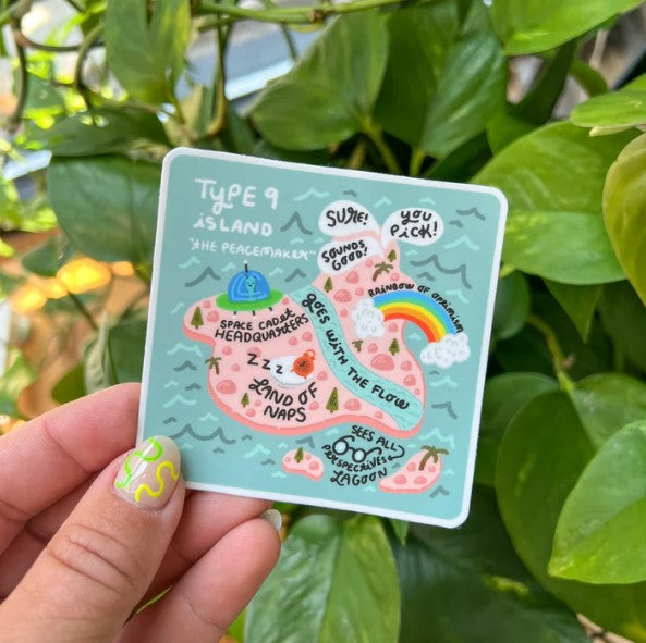 Enneagram #9 Sticker