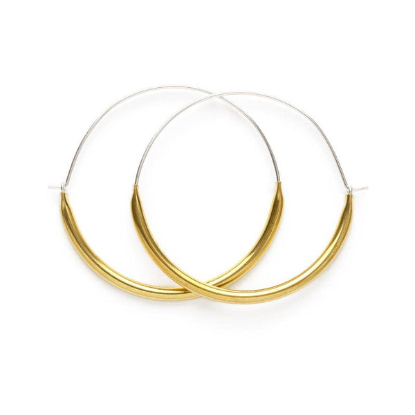 Tube Hoops- Brass -