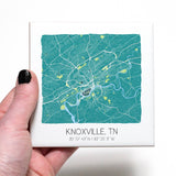 Knoxville City Map Coaster