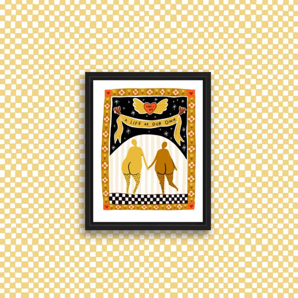 A LIFE OF OUR OWN Art Print - 8.5 x 11 - Rani Ban