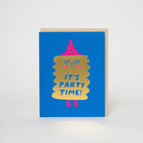 Party Time Birthday Friend Letterpress Card