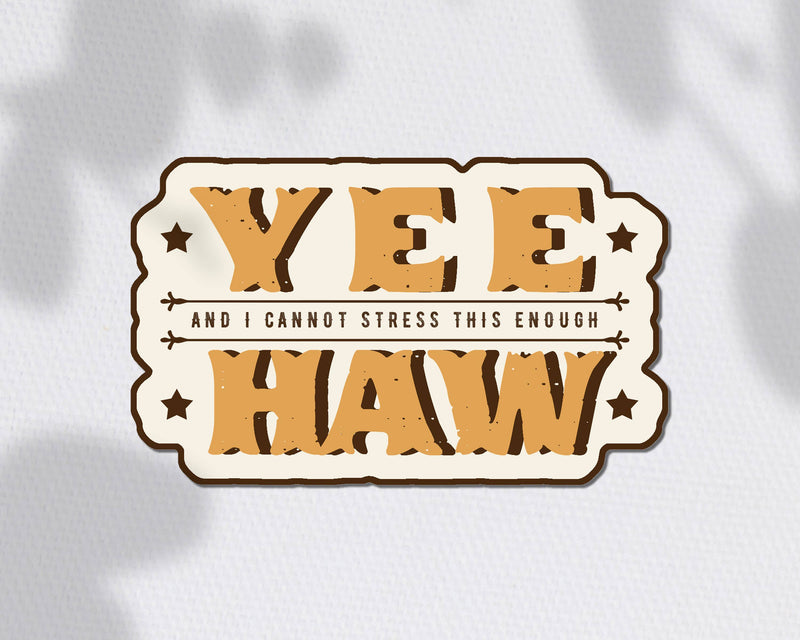 Yee Haw Sticker