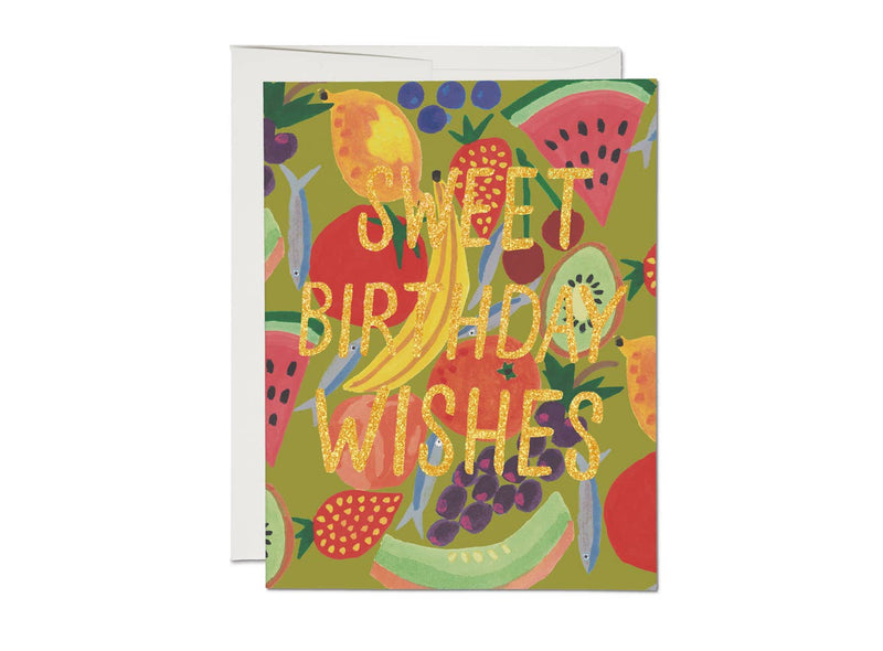 Birthday - Fruity greeting card