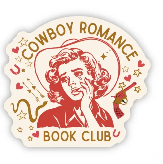 Cowboy Romance Sticker