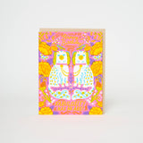 Fabulous Birthday Spaniels Letterpress Card