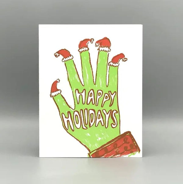 Happy Holiday Hand Card