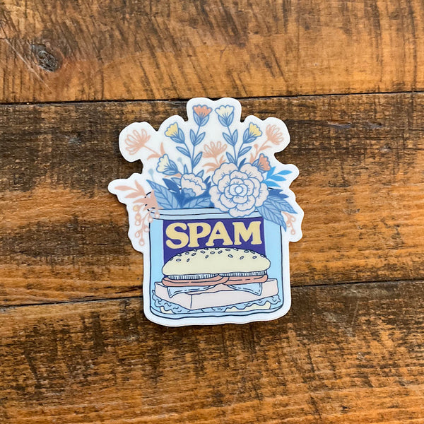 Blue Spam Sticker