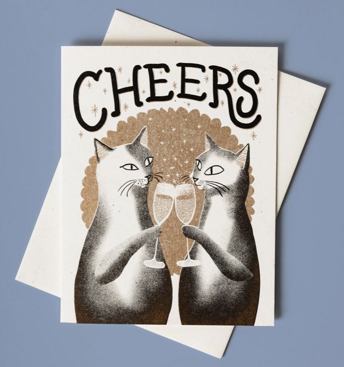 Cheers Cats Card