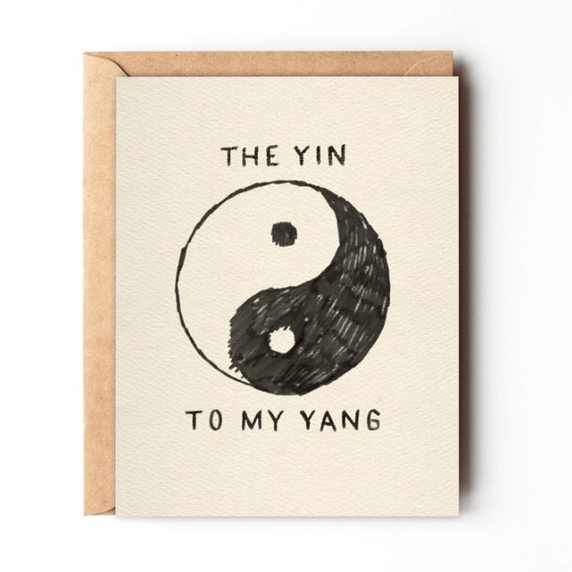 The Yin to My Yang Card