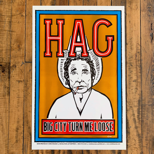 Hag, White, Chris McAdoo Print