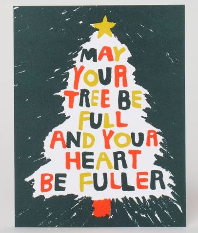 Full Christmas Tree Card