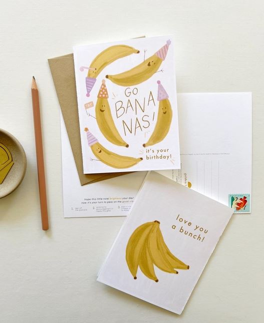 Go Bananas + Love You Card