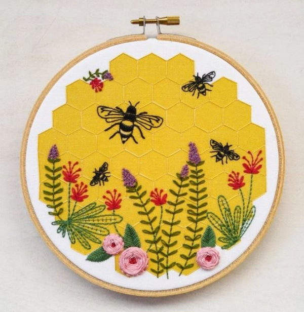 Bee Lovely Embroidery Kit