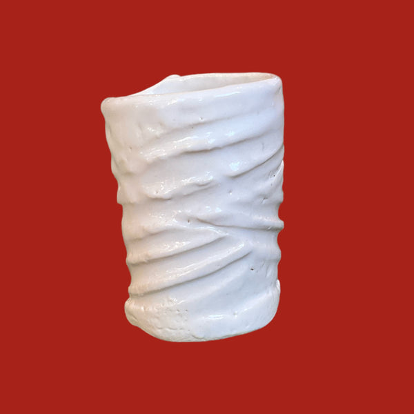 Mini Cream Bud Vase - Cheri Pollack