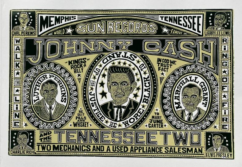 Johnny Cash 2022 Edition Print – Rala | Knoxville Gifts + Local Art