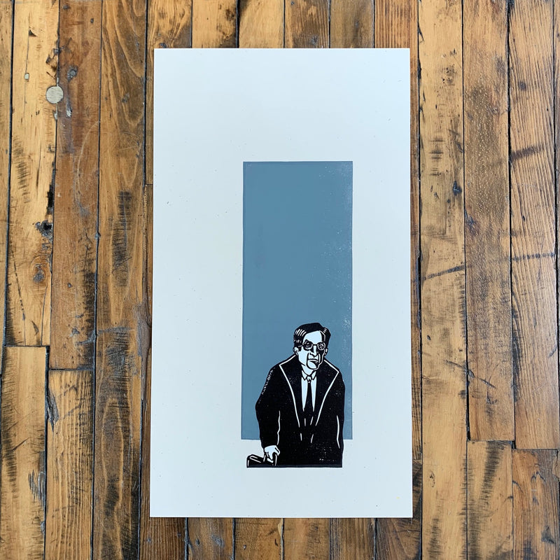 Man With Briefcase, Chris McAdoo Print
