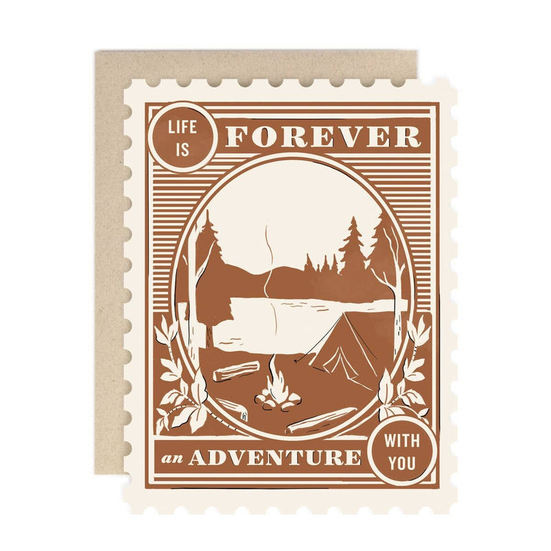Forever An Adventure Stamp - Love