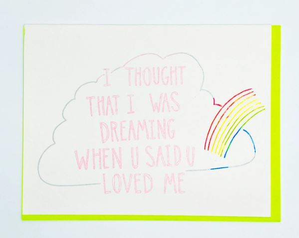 Dreaming Love Card