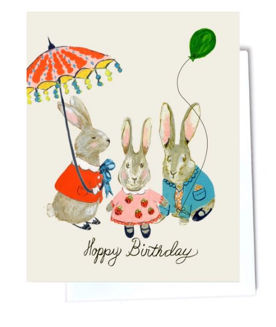 Bunnies Birthday Card