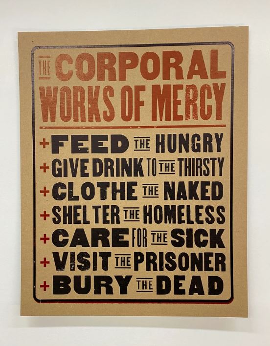 The Corporal Works of Mercy Print