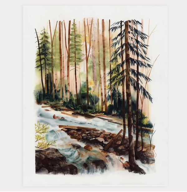 Mountain Waterfall Print