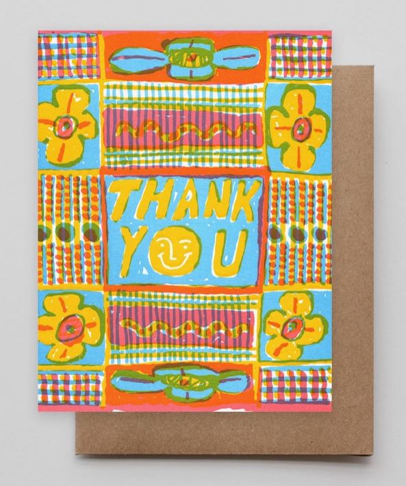 Cheerful Rug Thank You Card - Set of 6