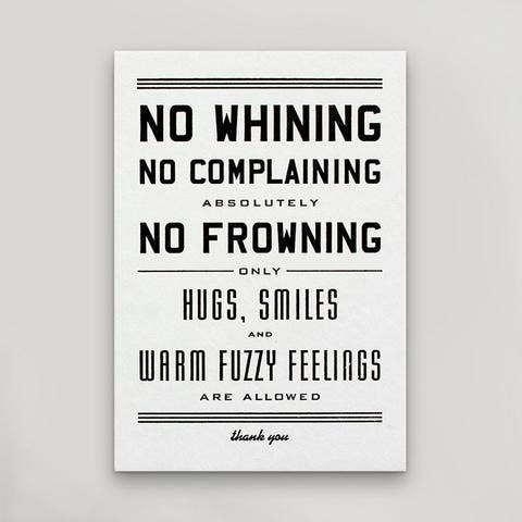 No Whining - Postcard