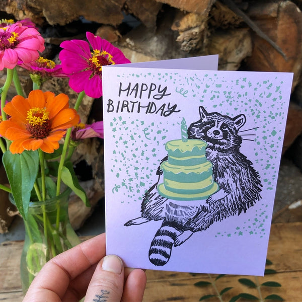 Birthday Raccoon - Birthday
