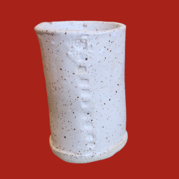 Cream Speckle Vase - Cheri Pollack
