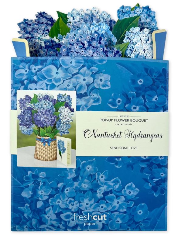 Fresh Cut Paper Flowers - Nantucket Hydrangea