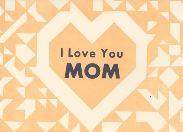Geometric Love You Mom - Mother's Day