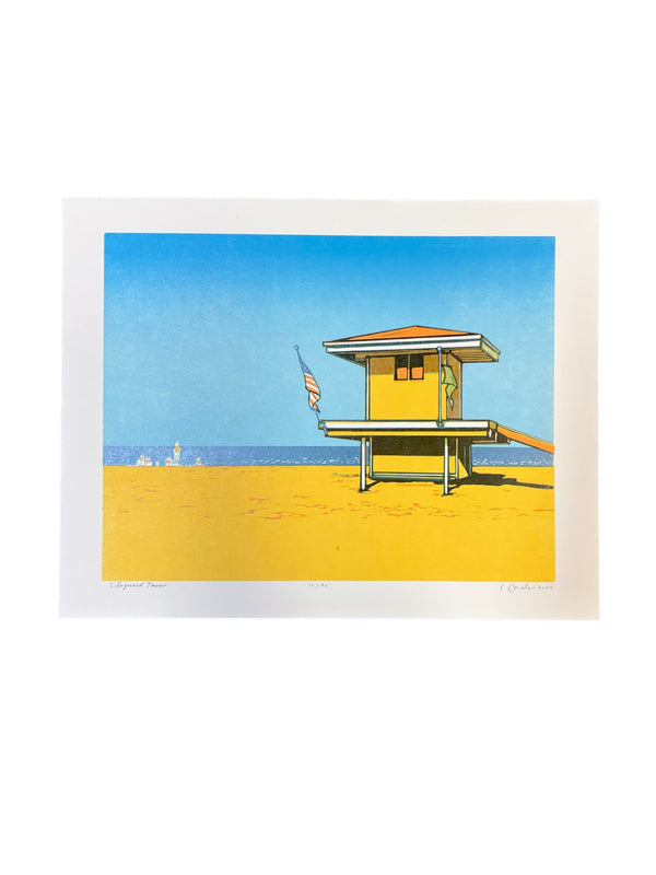 Lifeguard Tower Prints