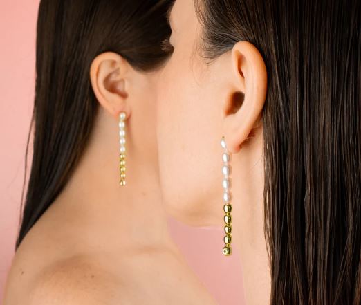 The Goddess Pearl Earrings