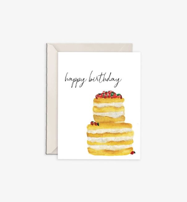 Strawberry Cake Card