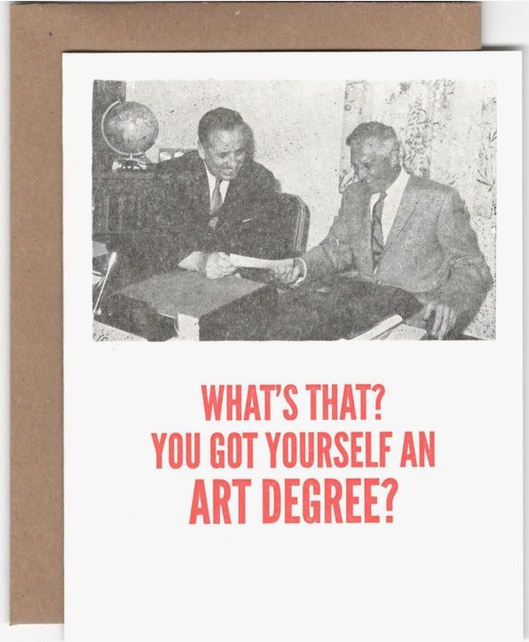 Art Degree Card