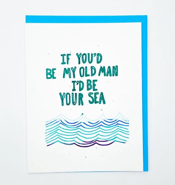 Be My Old Man Card